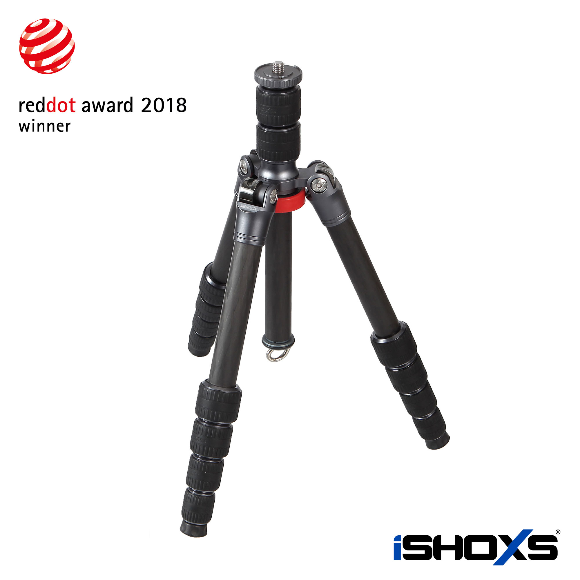 iSHOXS Reisestativ gewinnt Red Dot Design Award