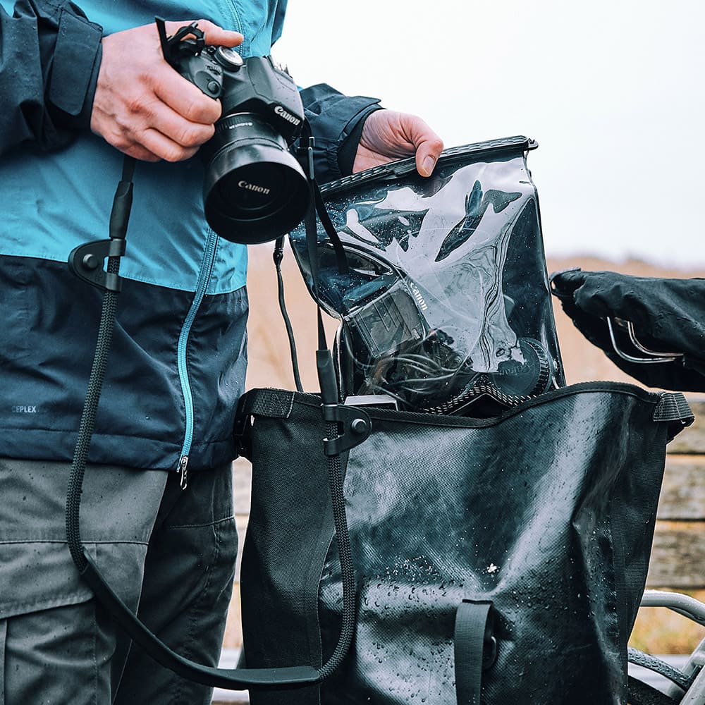 Equipment gut geschützt mit einer Hermetic Bag