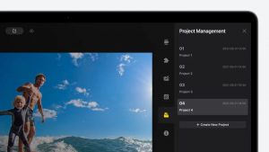 Neues Projektmanagement Panel in Insta360 Studio Update