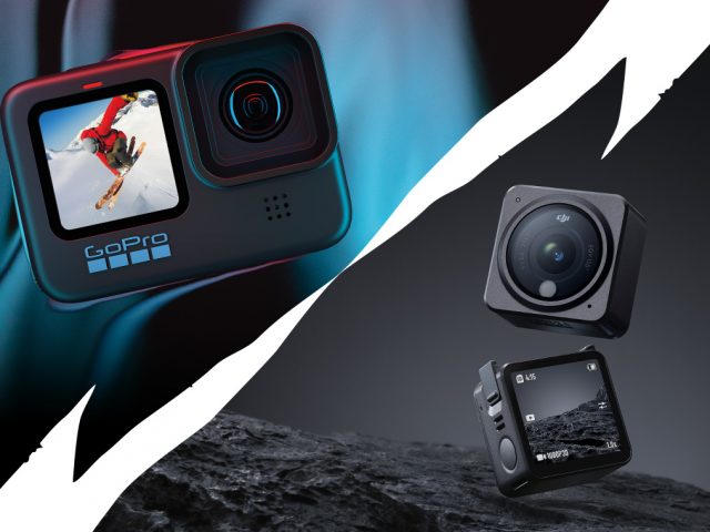 GoPro HERO10 und DJI Action 2