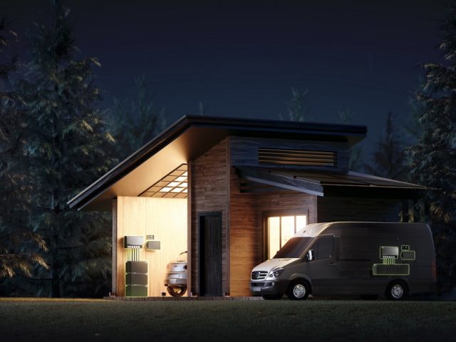 EcoFlow Power Kits in Tiny House und Van im Outback