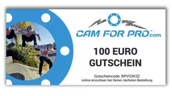 CAM FOR PRO 100 Euro Gutschein
