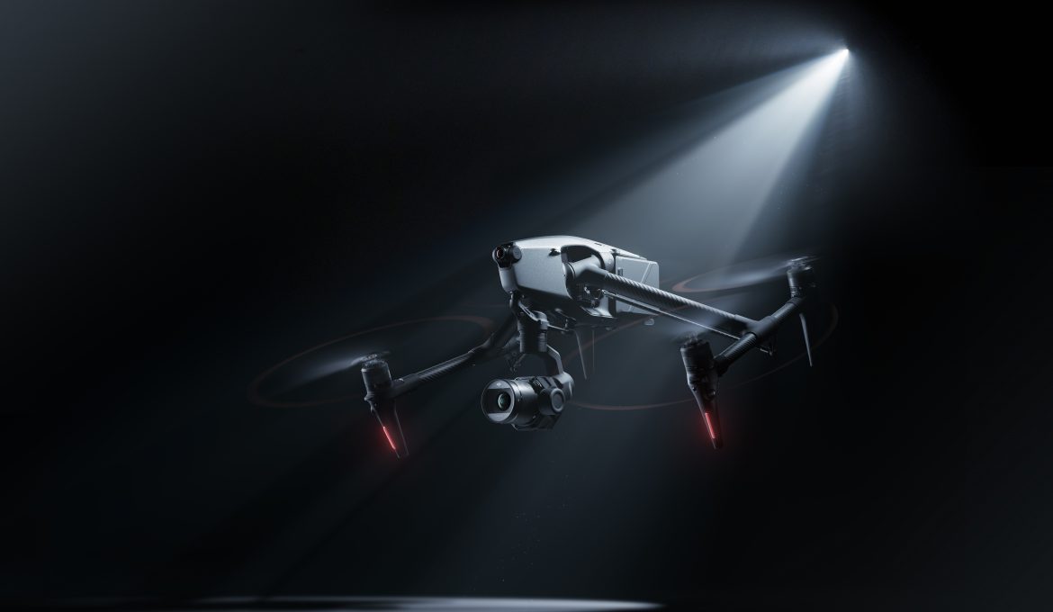 DJI Inspire 3 Drohne im Spot-Light