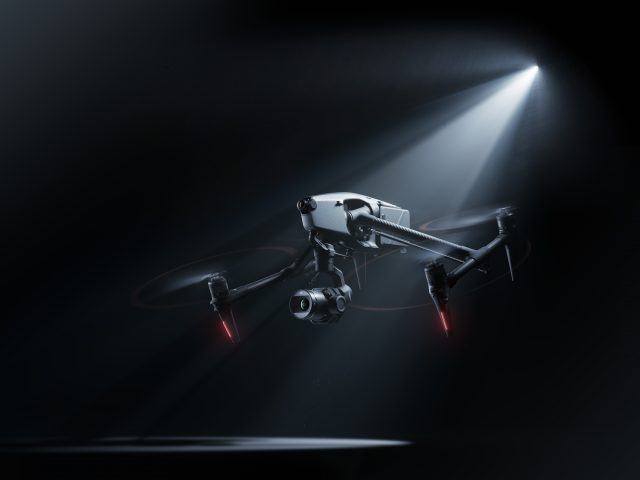 DJI Inspire 3 Drohne im Spot-Light