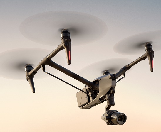 DJI Inspire 3 Drohne im Flug