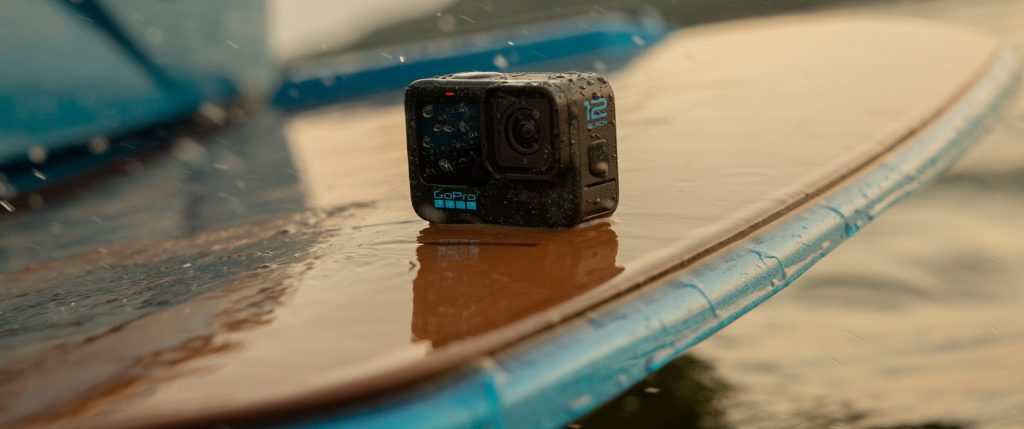 GoPro HERO12 Black auf Surfbrett