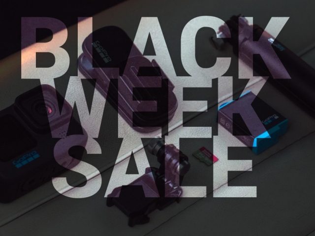 Black Week Sale bei CAM FOR PRO Logo vor GoPro Zubehör