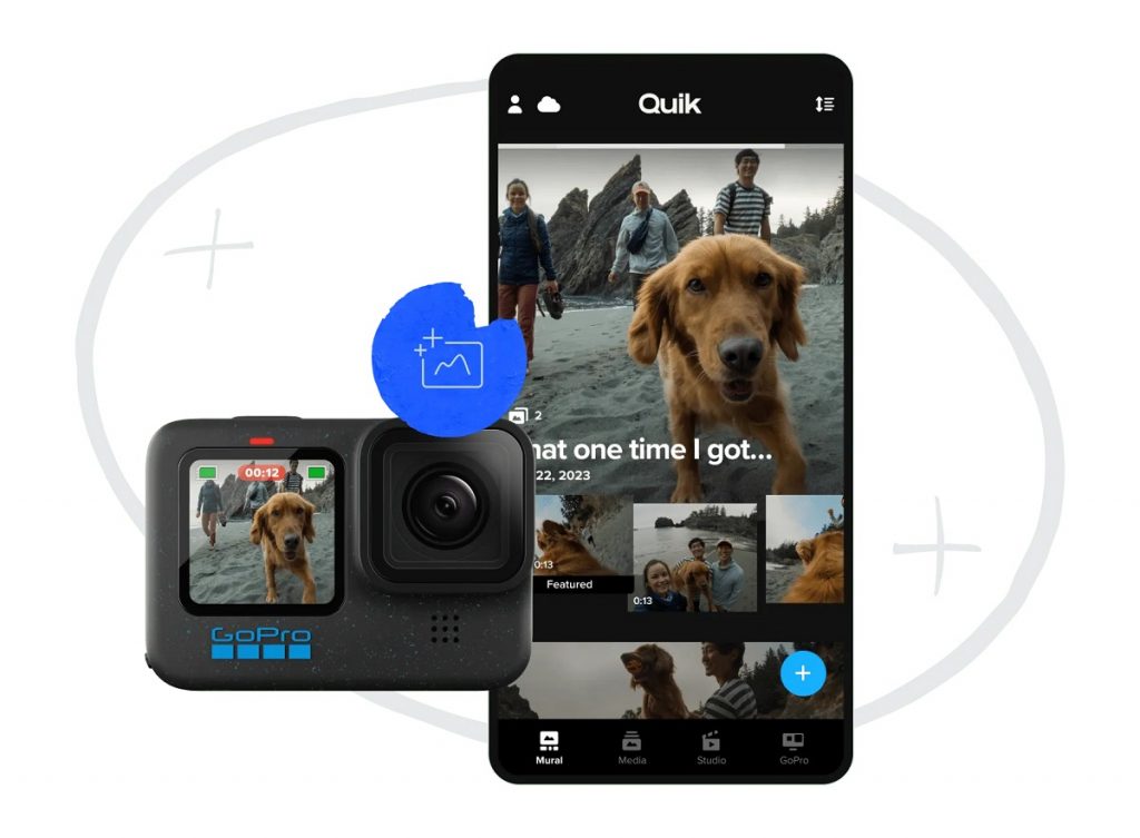 GoPro mit Smartphone und Quik App