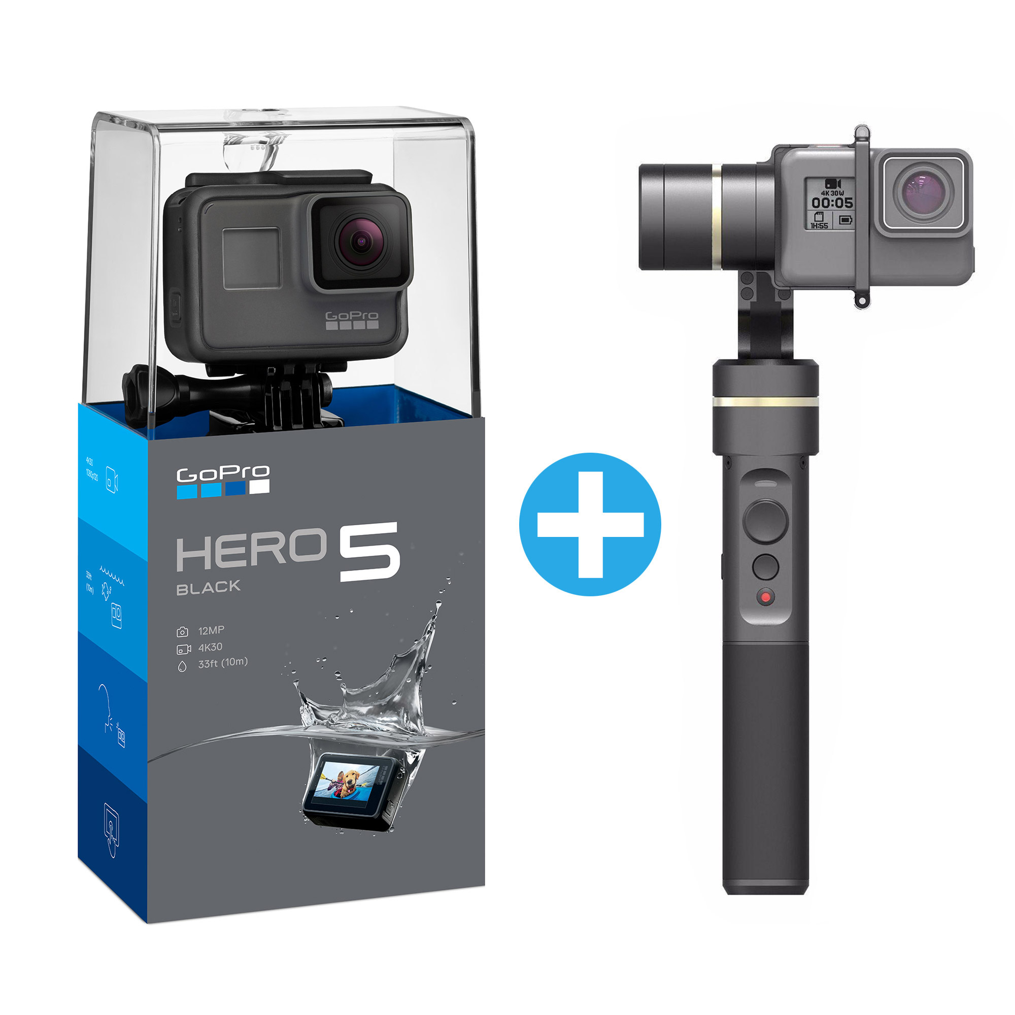 GoPro HERO5 Black Feiyu Tech G5 Gimbal Bundle GoPro GoPro HERO5 Black Feiyu Tech G5 Gimbal Bundle GoPro BRANDS